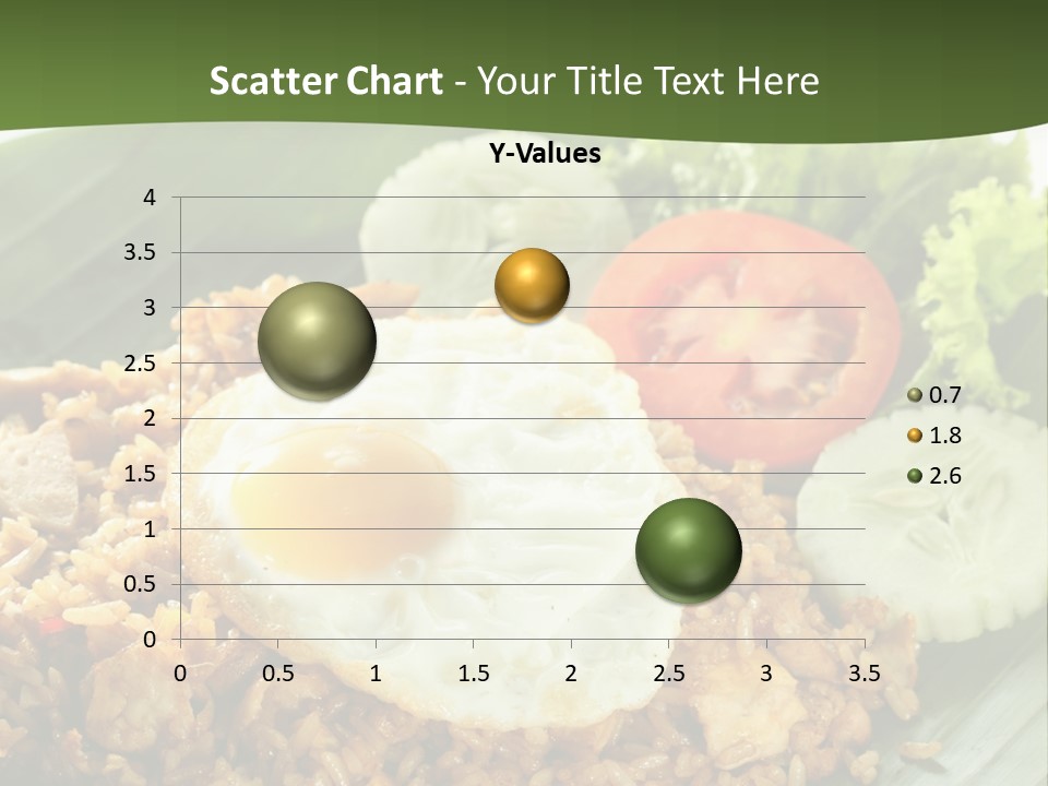A Plate Of Food With A Fried Egg On Top Of Rice PowerPoint Template