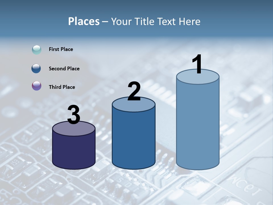 A Close Up Of A Computer Chip With The Words Name Of Presentation On It PowerPoint Template