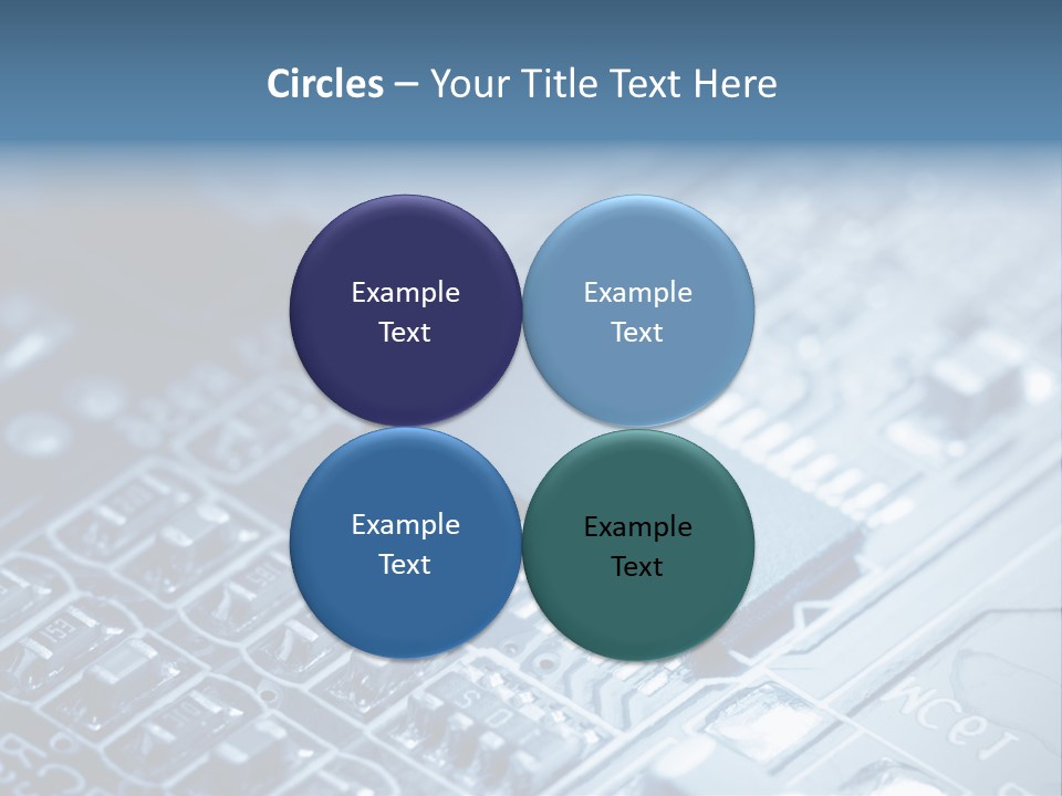A Close Up Of A Computer Chip With The Words Name Of Presentation On It PowerPoint Template