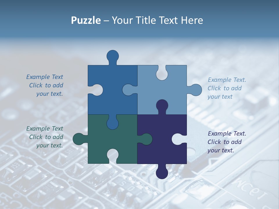 A Close Up Of A Computer Chip With The Words Name Of Presentation On It PowerPoint Template