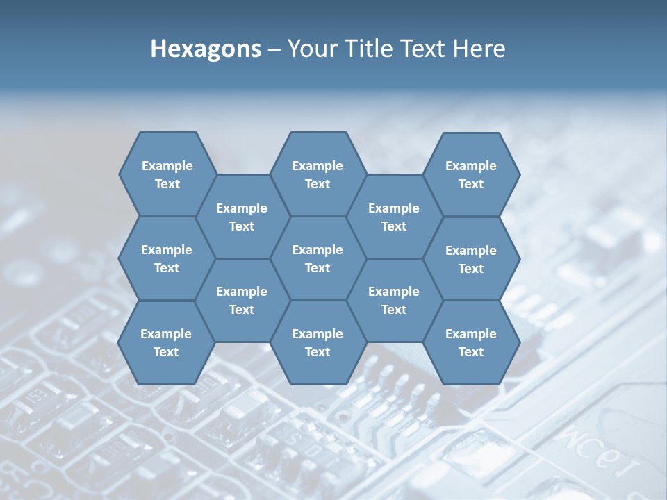 A Close Up Of A Computer Chip With The Words Name Of Presentation On It PowerPoint Template