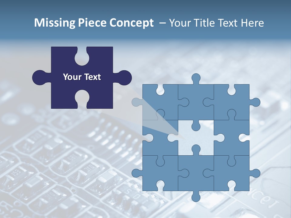 A Close Up Of A Computer Chip With The Words Name Of Presentation On It PowerPoint Template