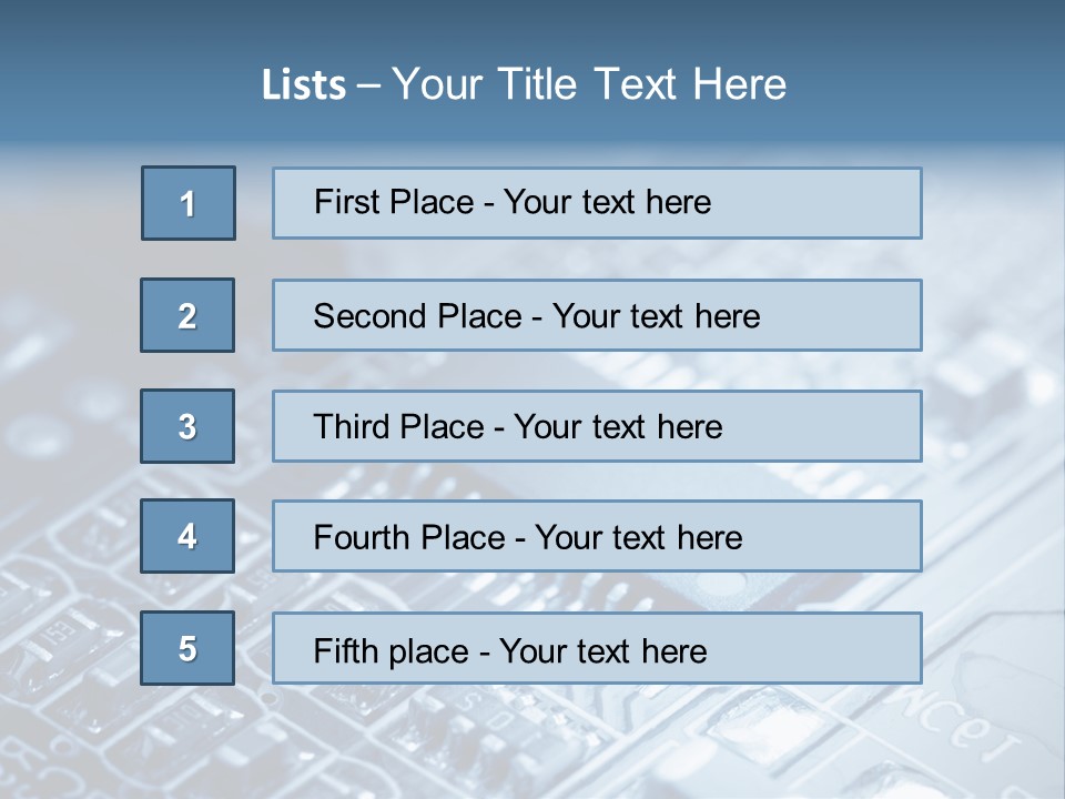 A Close Up Of A Computer Chip With The Words Name Of Presentation On It PowerPoint Template