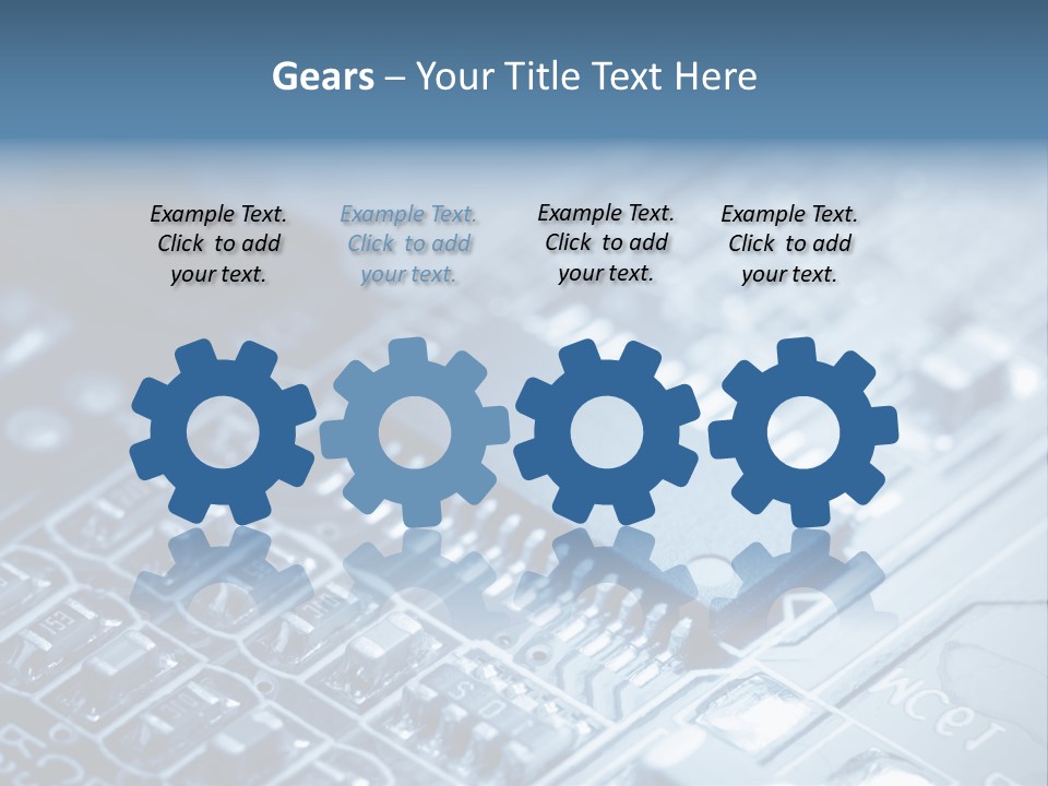 A Close Up Of A Computer Chip With The Words Name Of Presentation On It PowerPoint Template