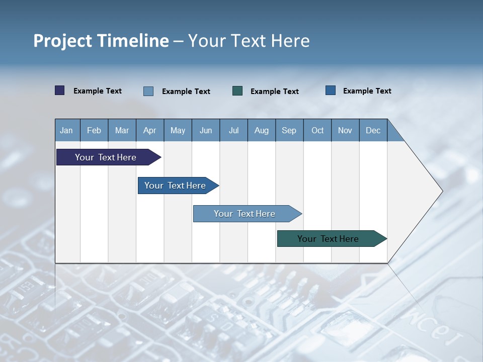 A Close Up Of A Computer Chip With The Words Name Of Presentation On It PowerPoint Template