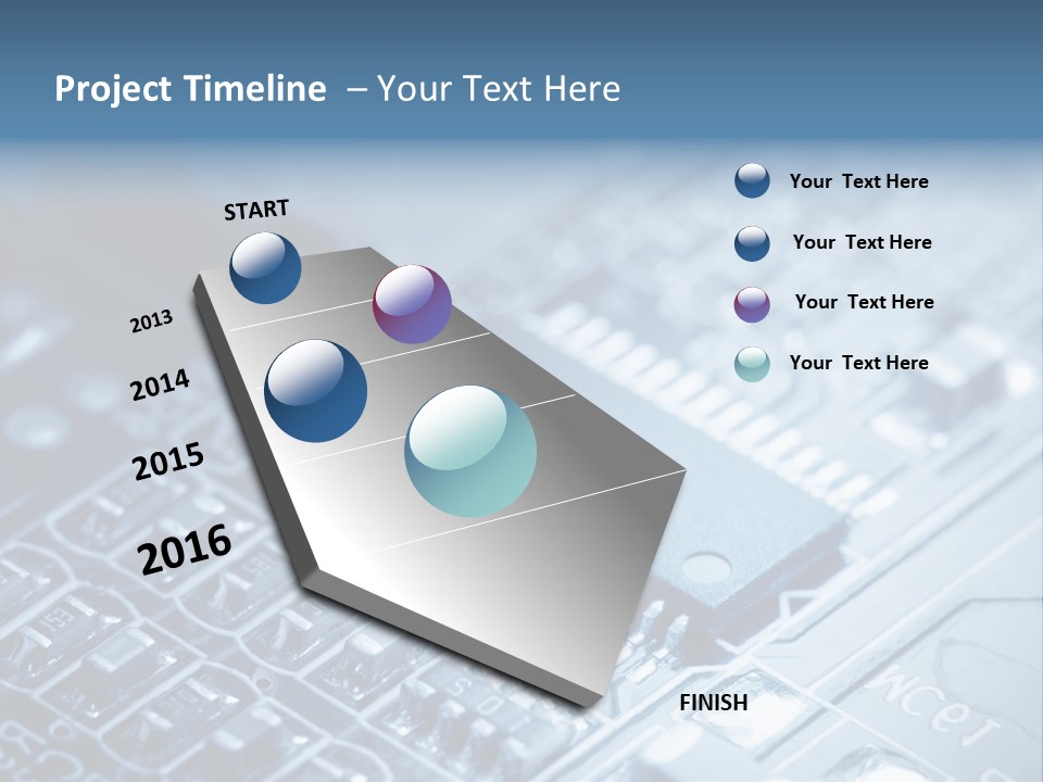 A Close Up Of A Computer Chip With The Words Name Of Presentation On It PowerPoint Template