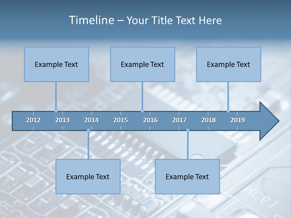 A Close Up Of A Computer Chip With The Words Name Of Presentation On It PowerPoint Template