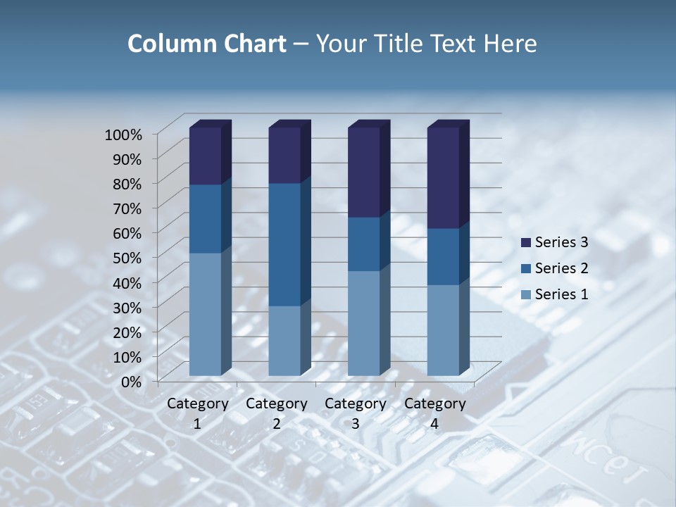 A Close Up Of A Computer Chip With The Words Name Of Presentation On It PowerPoint Template