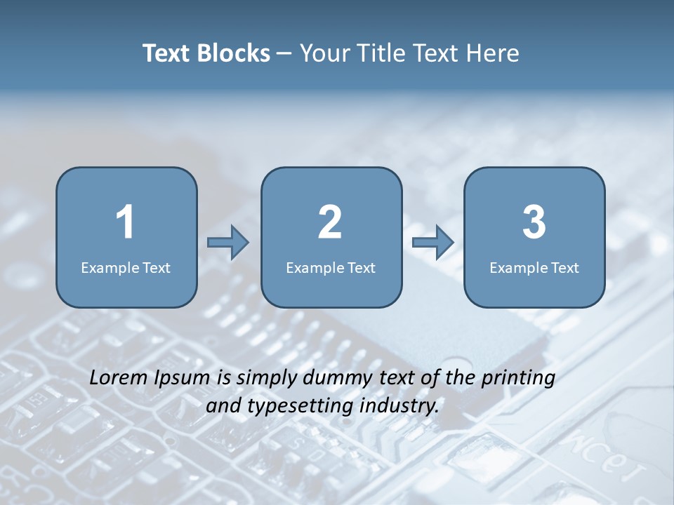 A Close Up Of A Computer Chip With The Words Name Of Presentation On It PowerPoint Template