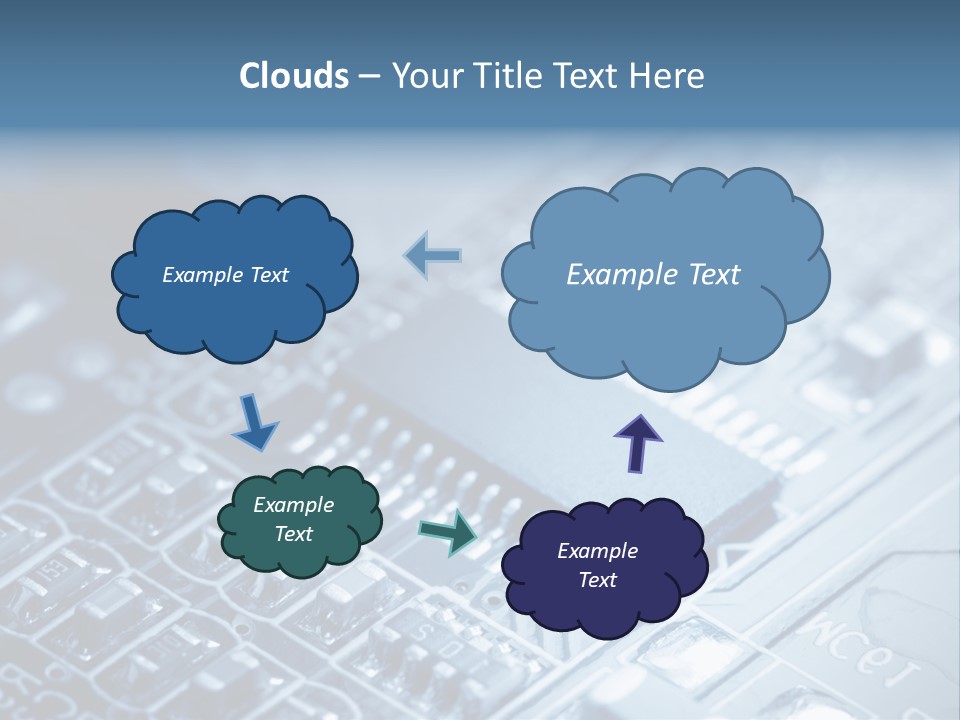 A Close Up Of A Computer Chip With The Words Name Of Presentation On It PowerPoint Template