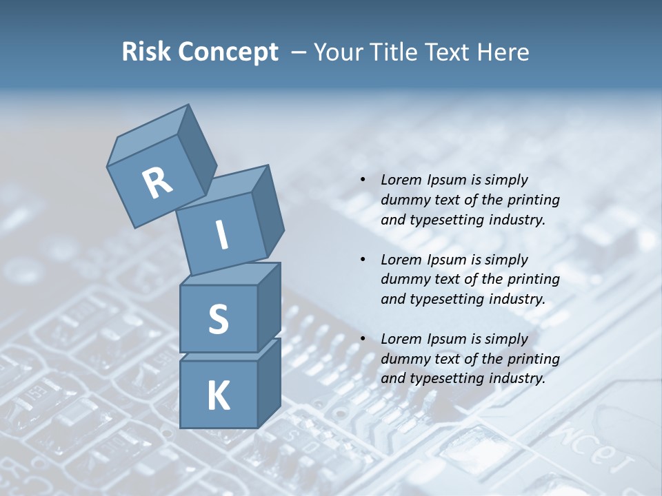 A Close Up Of A Computer Chip With The Words Name Of Presentation On It PowerPoint Template