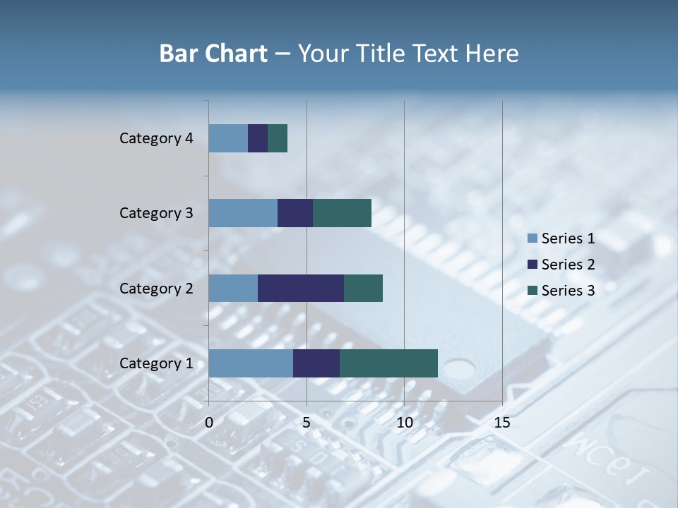 A Close Up Of A Computer Chip With The Words Name Of Presentation On It PowerPoint Template