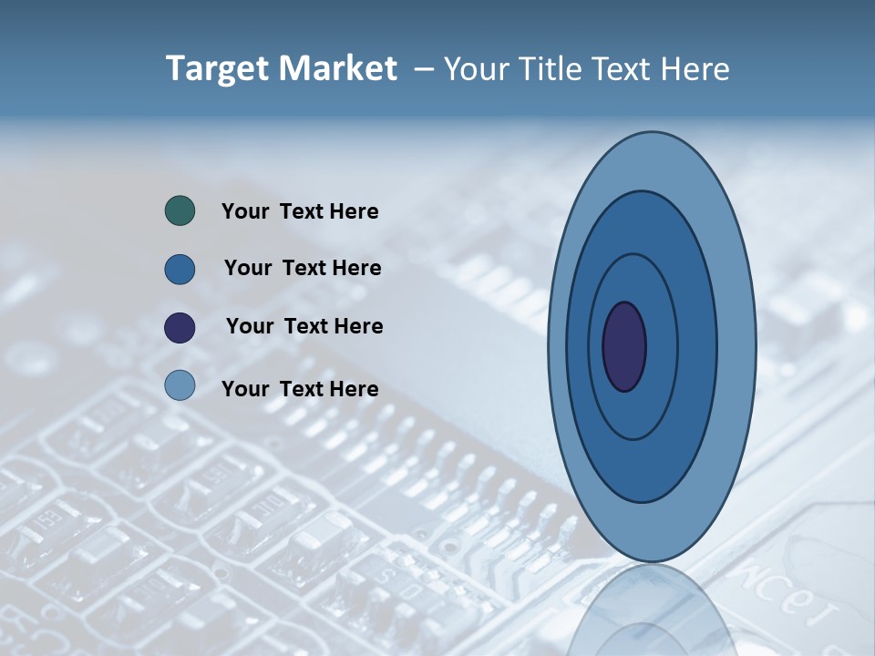 A Close Up Of A Computer Chip With The Words Name Of Presentation On It PowerPoint Template