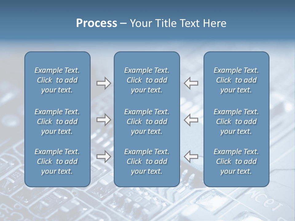 A Close Up Of A Computer Chip With The Words Name Of Presentation On It PowerPoint Template