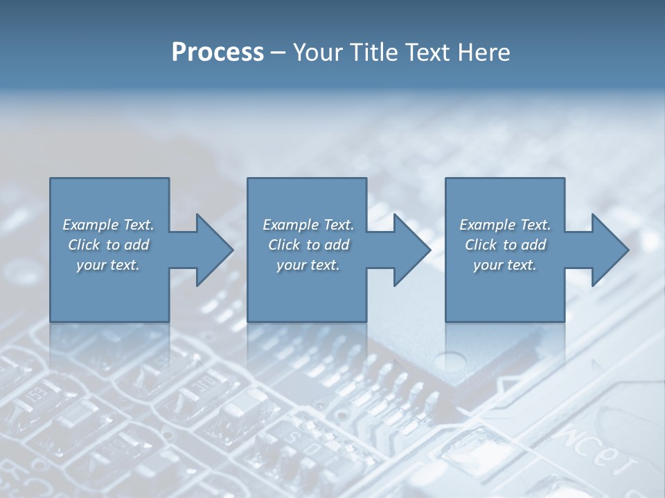A Close Up Of A Computer Chip With The Words Name Of Presentation On It PowerPoint Template