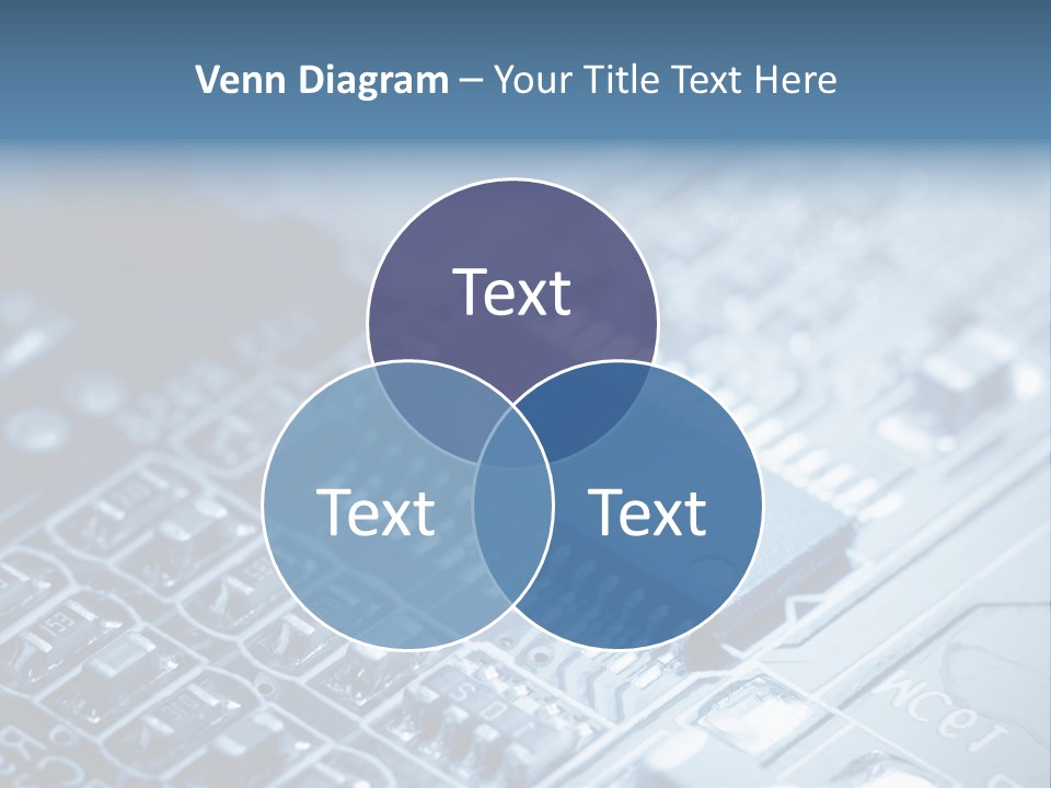 A Close Up Of A Computer Chip With The Words Name Of Presentation On It PowerPoint Template