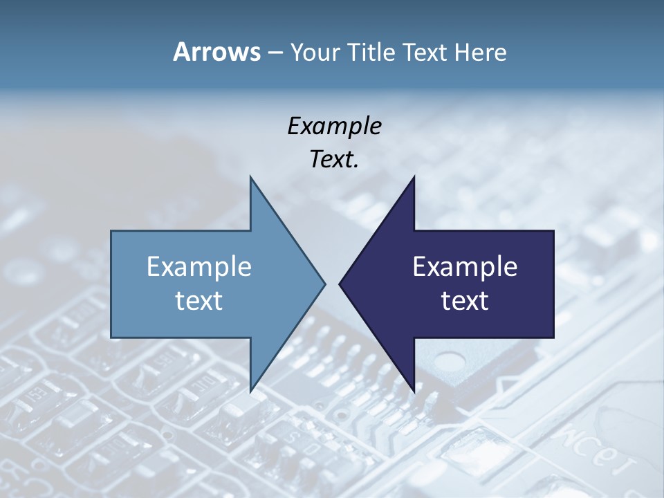 A Close Up Of A Computer Chip With The Words Name Of Presentation On It PowerPoint Template