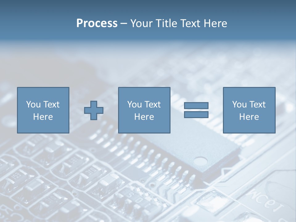 A Close Up Of A Computer Chip With The Words Name Of Presentation On It PowerPoint Template