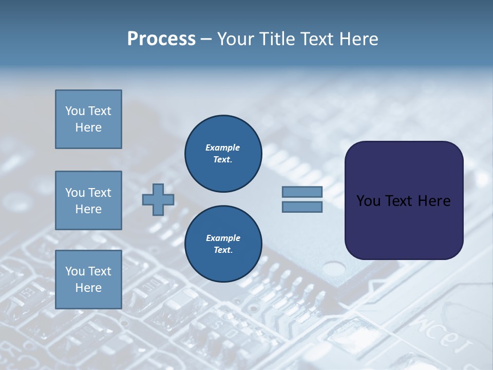 A Close Up Of A Computer Chip With The Words Name Of Presentation On It PowerPoint Template