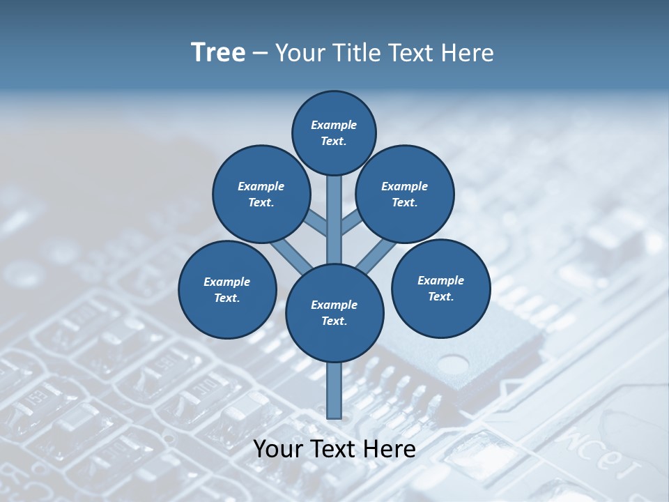 A Close Up Of A Computer Chip With The Words Name Of Presentation On It PowerPoint Template