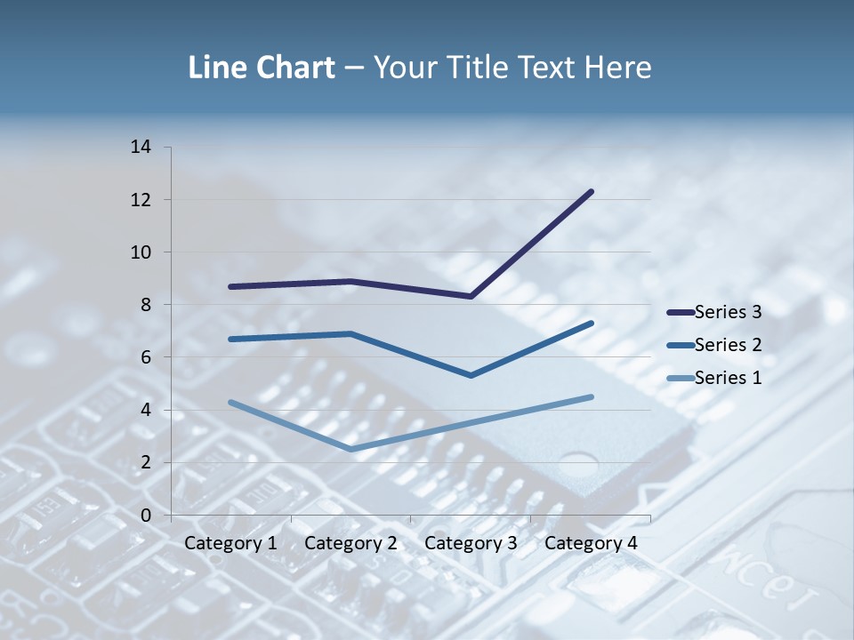 A Close Up Of A Computer Chip With The Words Name Of Presentation On It PowerPoint Template