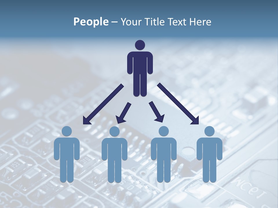 A Close Up Of A Computer Chip With The Words Name Of Presentation On It PowerPoint Template