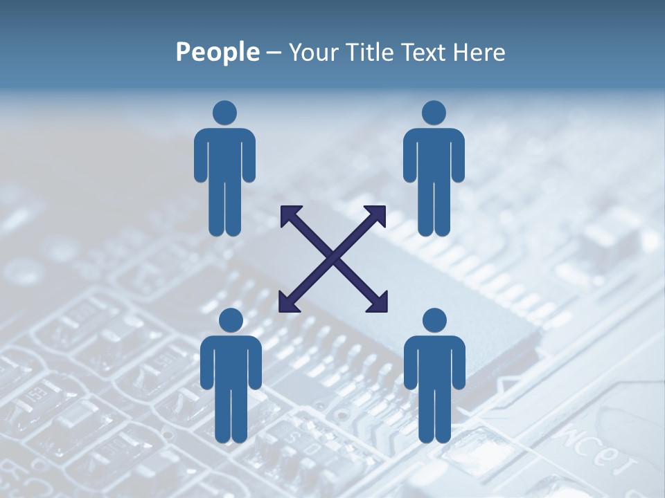 A Close Up Of A Computer Chip With The Words Name Of Presentation On It PowerPoint Template