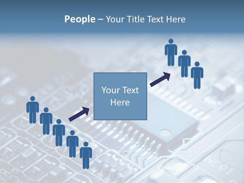 A Close Up Of A Computer Chip With The Words Name Of Presentation On It PowerPoint Template