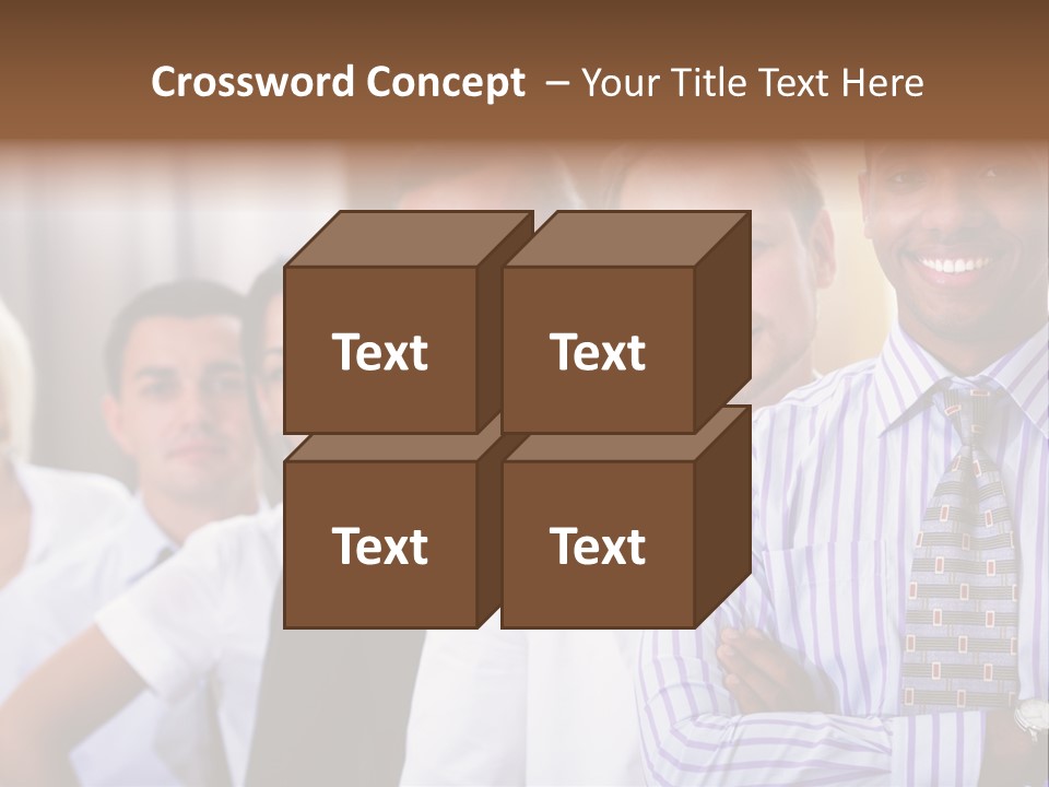 Conceptual Pressing Object PowerPoint Template
