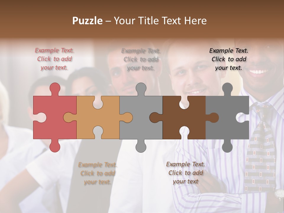 Conceptual Pressing Object PowerPoint Template