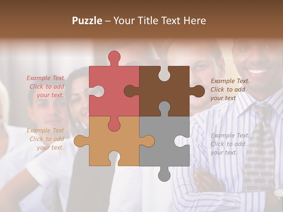 Conceptual Pressing Object PowerPoint Template