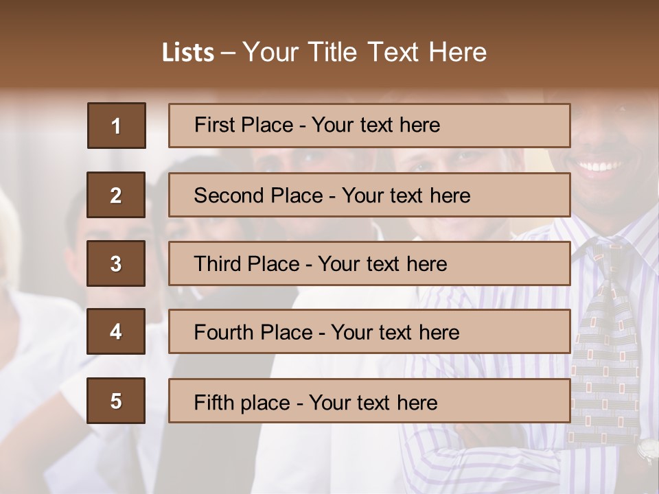 Conceptual Pressing Object PowerPoint Template