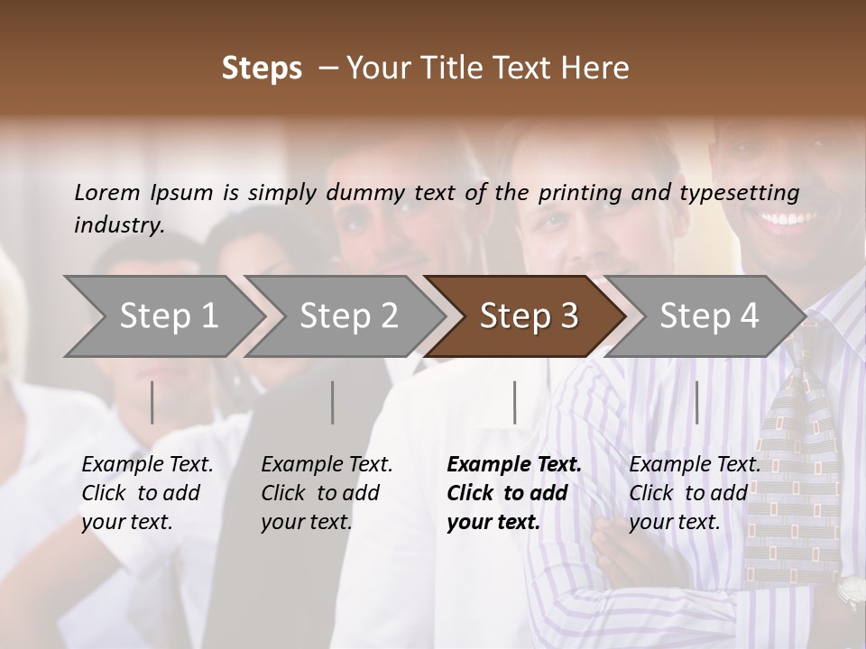 Conceptual Pressing Object PowerPoint Template