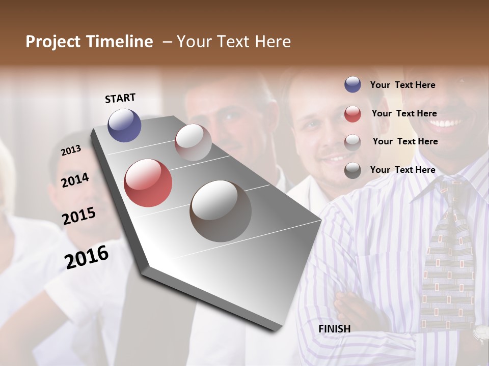 Conceptual Pressing Object PowerPoint Template