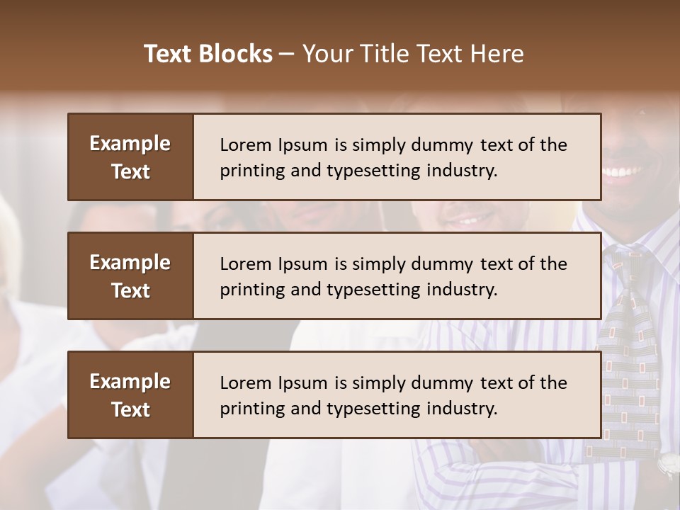 Conceptual Pressing Object PowerPoint Template