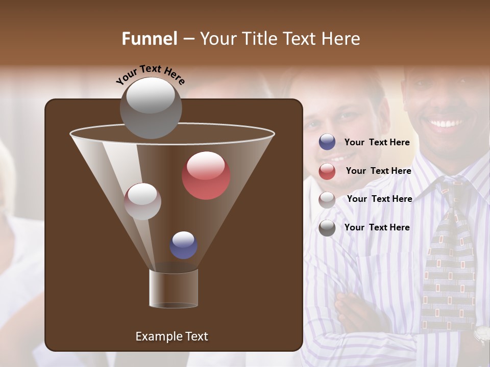 Conceptual Pressing Object PowerPoint Template
