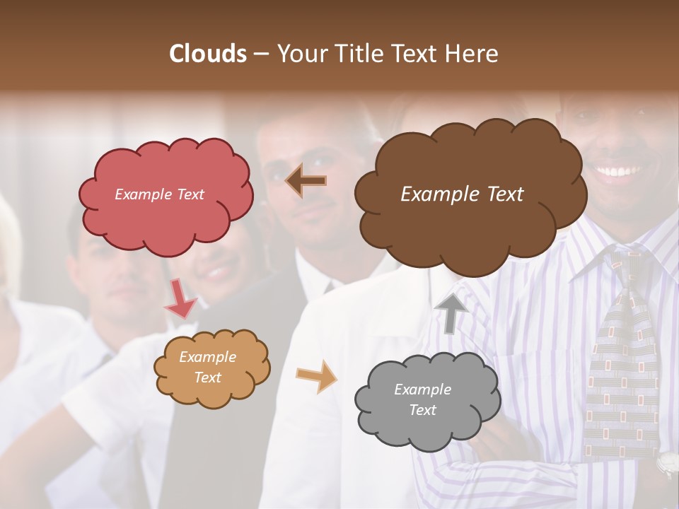 Conceptual Pressing Object PowerPoint Template