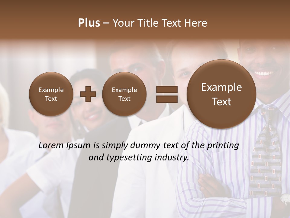 Conceptual Pressing Object PowerPoint Template