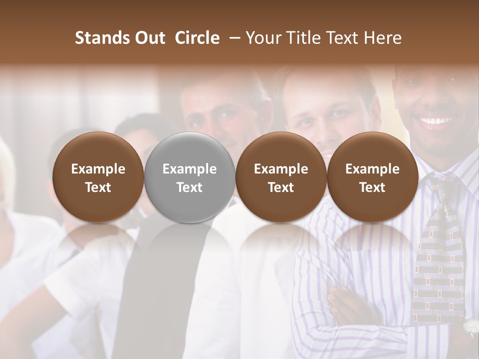 Conceptual Pressing Object PowerPoint Template