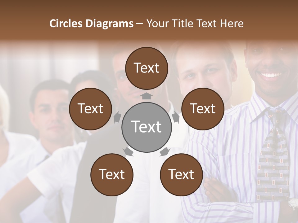 Conceptual Pressing Object PowerPoint Template