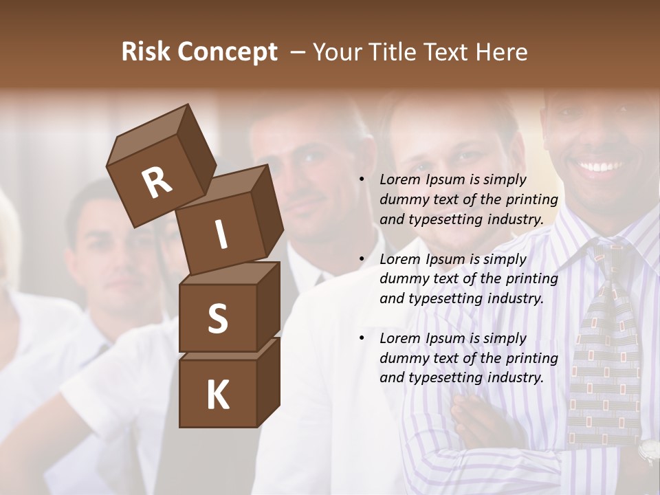 Conceptual Pressing Object PowerPoint Template