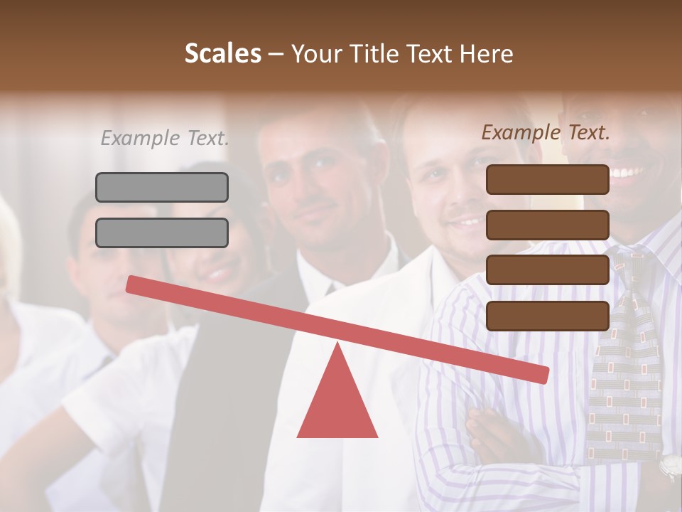 Conceptual Pressing Object PowerPoint Template