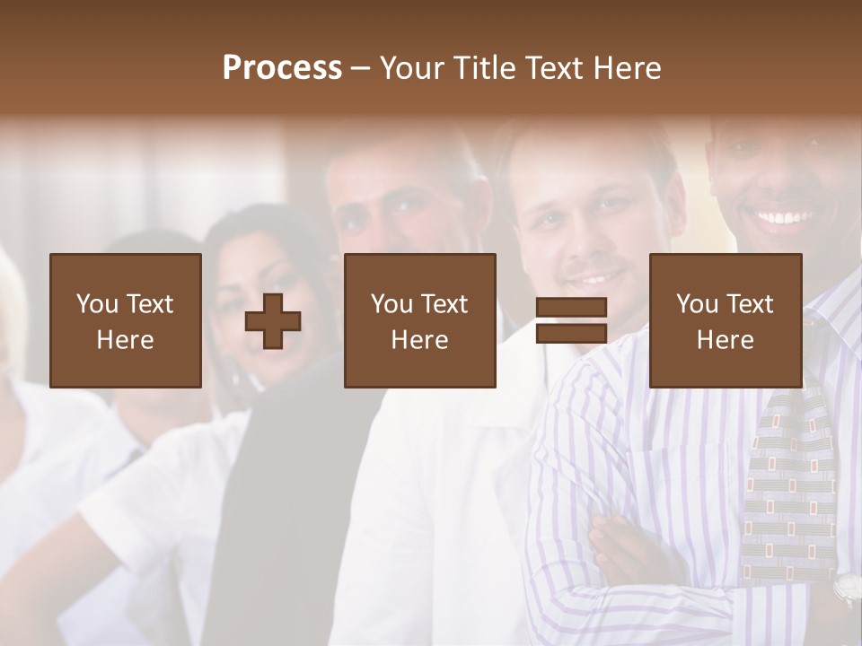 Conceptual Pressing Object PowerPoint Template