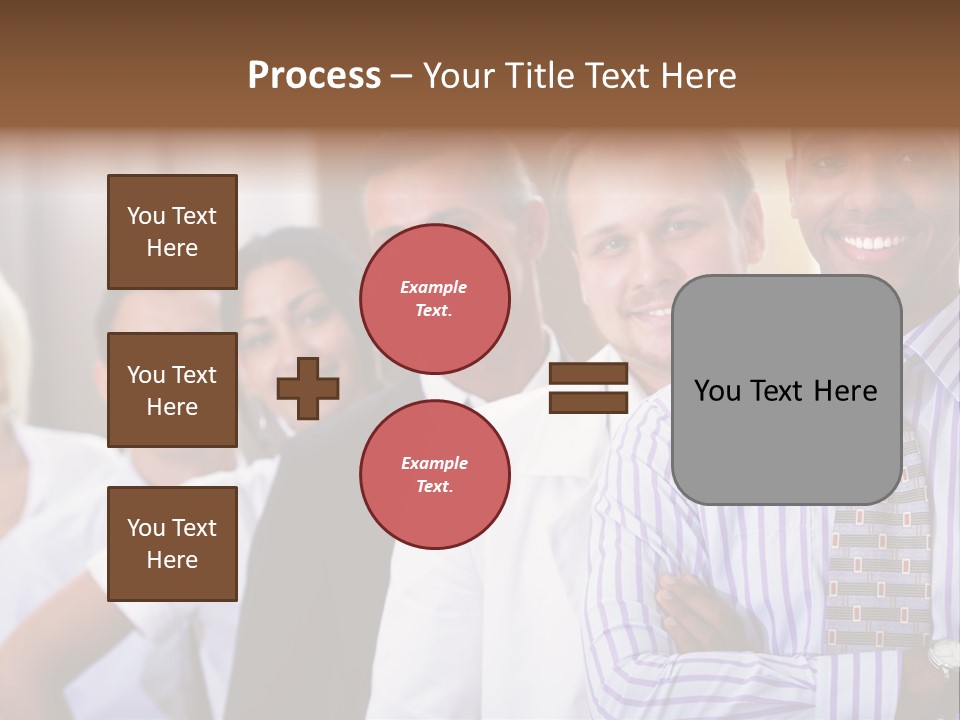 Conceptual Pressing Object PowerPoint Template