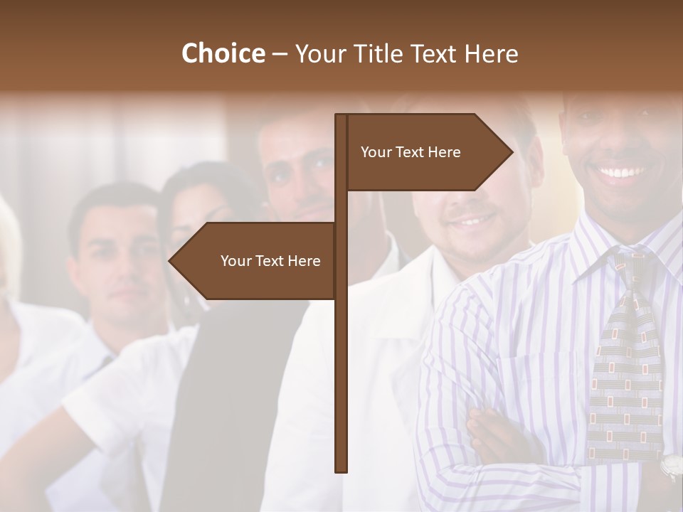 Conceptual Pressing Object PowerPoint Template