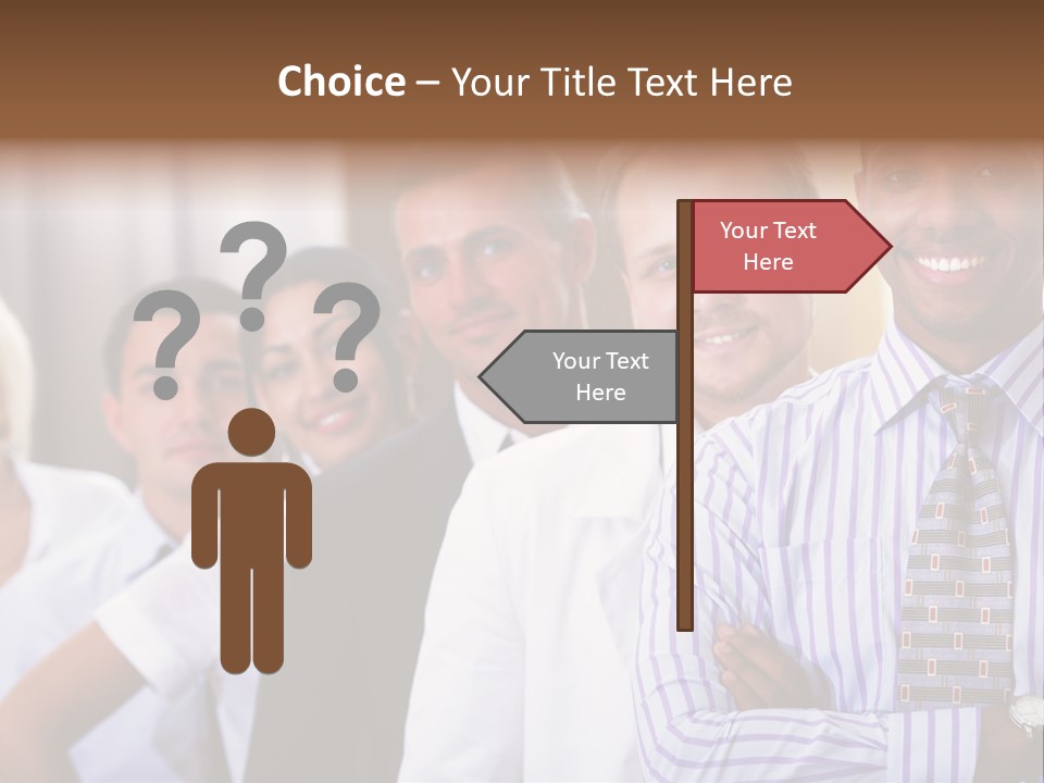Conceptual Pressing Object PowerPoint Template
