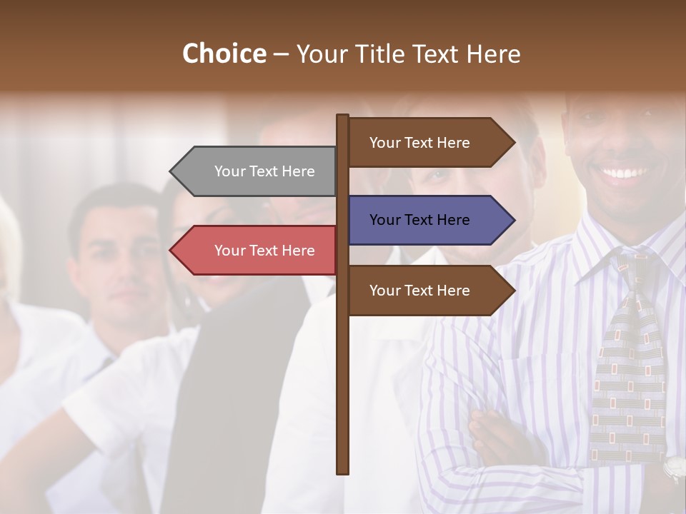 Conceptual Pressing Object PowerPoint Template