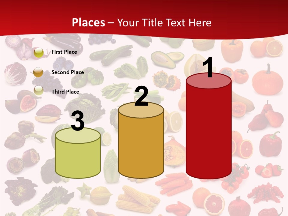 Ripe White Banana PowerPoint Template