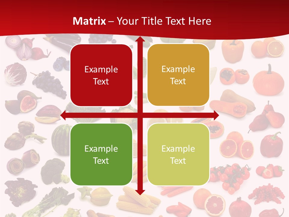 Ripe White Banana PowerPoint Template