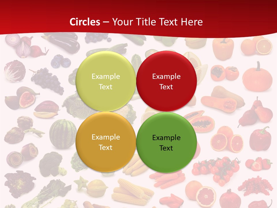 Ripe White Banana PowerPoint Template